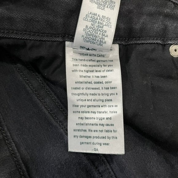 Good American Good Legs Women's Size 22 Black High Rise Shine Coated Jeans $170 - Picture 13 of 14